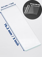 Blank Glass Microscope Slides and Covers – Ground Edges & 45° Clipped Corners, H