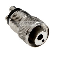 2pcs High Speed Handpiece Adapter Holes Changer Borden 2-Hole to 4-Hole