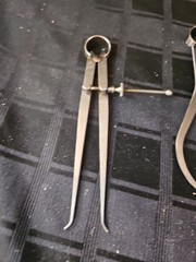 5 Vintage L.S. Starrett Calipers Inside And Outside
