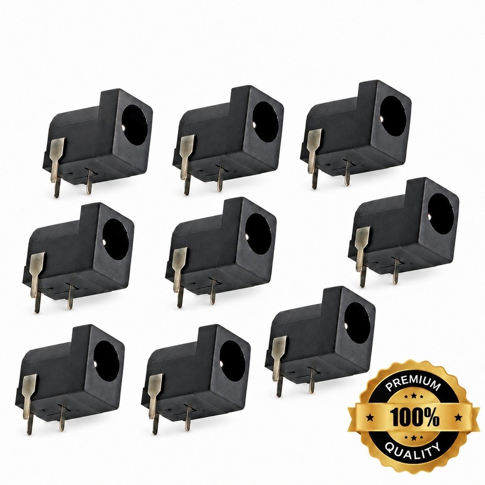 Breadboard-Friendly 2.1mm PCB Mounting Female DC Power Barrel Jack
