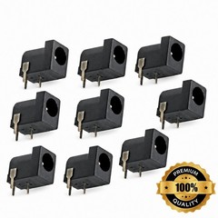 Breadboard-Friendly 2.1mm PCB Mounting Female DC Power Barrel Jack