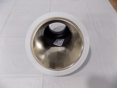 Lightolier Shallow Slope Ceiling Reflector Trim 1131GD 14-30º Gold /White Trim