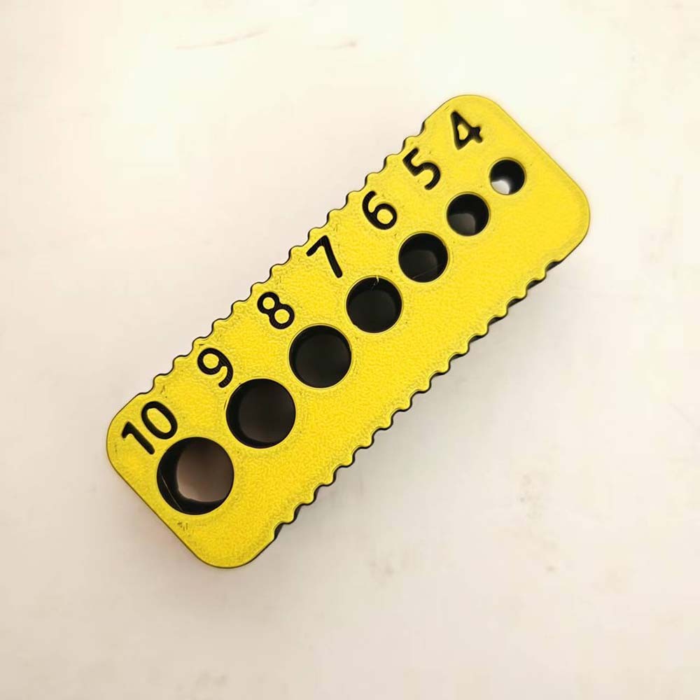 Time-Saving Easy-To-Use Compact Modern Stable 2Pcs Plastic Metric Drilling Guide