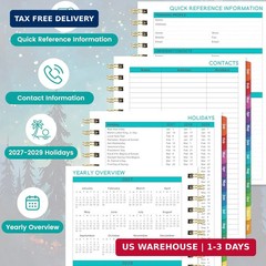 2027 Planner – 2027 Planner Weekly and Monthly, JAN 2027 – DEC 2027, 6.5″ x 8.5″