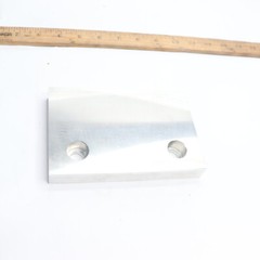 (2-Pk) Gibraltar Flat/No Step Vise Jaw Soft Aluminum 6″ W x 4″ H x 3/4″ Thick