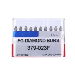Dental Diamond Burs Cutting Drill Egg 379-023F/XF/C/SC For High Speed Handpiece