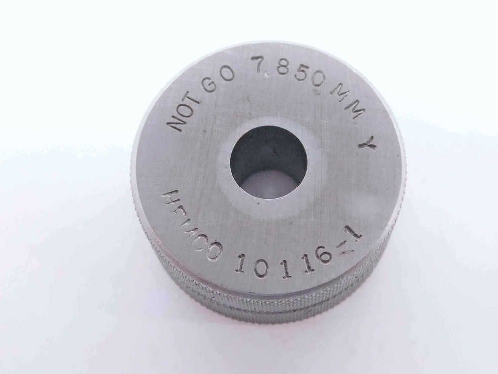 7.850 CLASS Y MASTER PLAIN BORE RING GAGE 8.000 -.150 UNDERSIZE 8 mm .3091 7.85