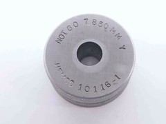 7.850 CLASS Y MASTER PLAIN BORE RING GAGE 8.000 -.150 UNDERSIZE 8 mm .3091 7.85