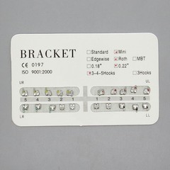 Orthodontic KIT Include Brackets Elastomeric Ligature Ties and 10 bag of Wires