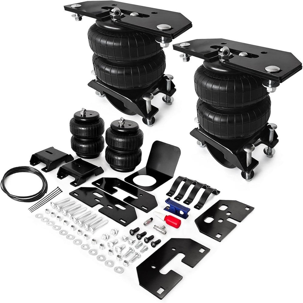 2pc Air Spring Bag Kit 2003-2013 Dodge Ram 2500 3500 8 Lug 5000lbs Towing Kit