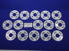 0-28 Clothing Rack Round Size Divider Women’s Assortment Hanger Retail Store