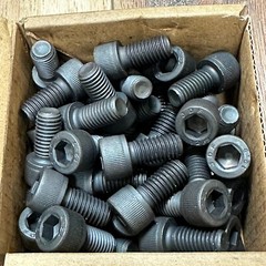 (50) M10 x 20mm Black Oxide Socket Cap Screws 12.9 High Tensile Allen Bolts 10mm
