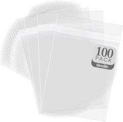 Golden State Art, Pack of 100, Acid-Free Crystal Clear Sleeves 6×8,