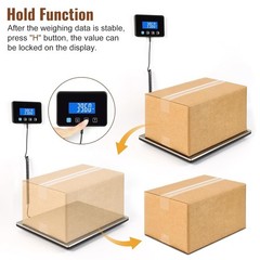 “Bascula Balanza Digital Industrial 660 Lbs Comercial En Kg O Libras Basculas Ne