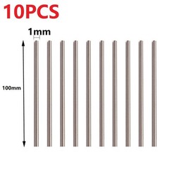 10PCS Straight Shank Metric 100mm Long Carbide Tungsten-steel Rod Lathe Tool