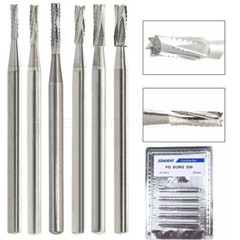1-10 Dental Surgical Burs 25mm SL Round 4 6 2 557 701 702 Carbide Bur High Speed
