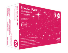 Sempermed Plus Nitrile Exam Gloves Medium 2 boxes of 300 600 total gloves