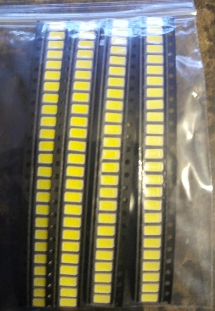 100 PCS 5630/5730 Single Chip SMD SMT LED 0.5W White 5000-6500k USA seller