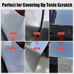 Car Touch Up Paint(Pearl White Multi-Coat(PPSW)) for Tesla Model Y/3/S/X, 2 in 1
