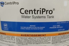 CentriPro T45 13.9 Gal Tank Capacity 38 PSI Epoxy Coated Diaphragm Tank