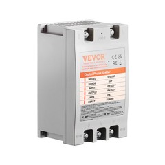 VEVOR 5HP Digital Phase Shifter 15A 220V Single Phase to 3 Phase Converter