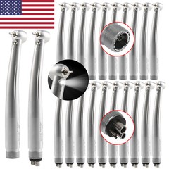 E-generator Dental LED Fiber Optic High Speed Handpiece 2/4hole hand piece YBM