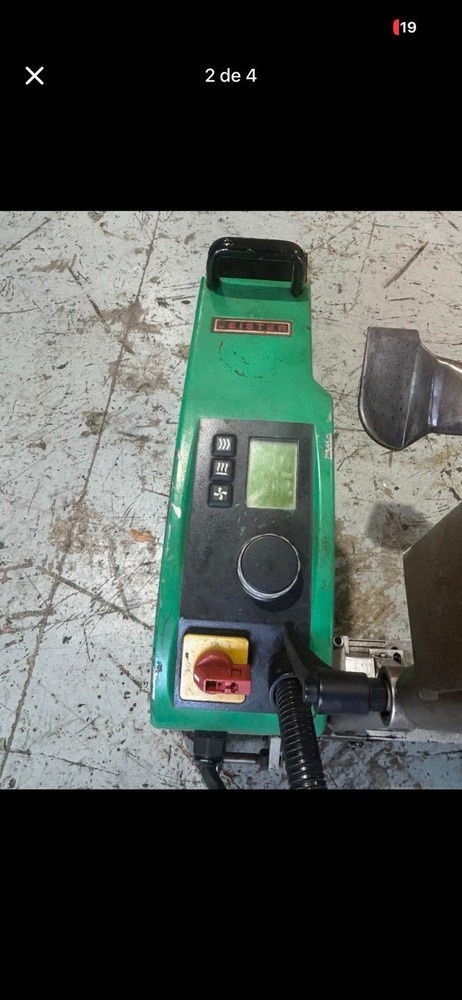 Leister Industrial Electric Plastic Welder Green with Digital Controls Sealer