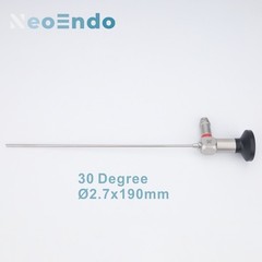 Urology Pediatric Rigid Cystoscope 30 Degree 2.7x190mm With Sheath And Endoscope