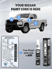 Black Obsidian/Super BlackKH3 for Nissan Touch Up Paint Pen, 2 in 1 Car Scrat…