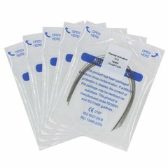 5 Packs Dental Thermal Activated Niti Round Orthodontic Arch wires 012 Upper