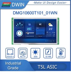 10.1-inch, 1024*600 Pixels Resolution, 16.7M Colors, IPS-TFT-LCD Display With Co