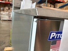 |5034| Pitco 45C+S Gas Fryer – (1) 50 lb Vat, Floor Model, Natural Gas