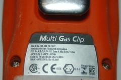 GAS CLIP MULTI GAS MGC-IR CONFINED SPACE GAS DETECTOR – SEE DESCRIPTION
