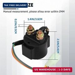 LOCOPOW GY6 Starter Solenoid Relay for Chinese 50cc 125cc 110cc 150cc 200cc 250c