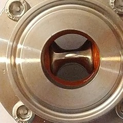 1” Sanitary Butterfly Valve with Pull Handle Stainless Steel