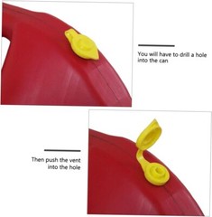 10Pcs Yellow Fuel Gas Can Jug Vent Cap Blitz Scepter Essence Midwest Eagle