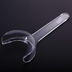 4Pcs Dental Intraoral Cheek Lip Retractor T-Shape Mouth Opener Clear S/L Size