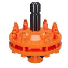 For Tractor PTO Slip Shafts, 1 3/8″ 6 Spline Smooth Round Ends Clutch