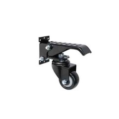 Everbilt 2-1/2 in. Black Workbench Caster Kit with 600 lbs. Load Rating (4-Pack)