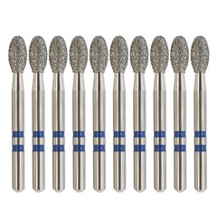 Dental Diamond Burs Zirconia Adjustment Football Ball Round End Taper Cylinder