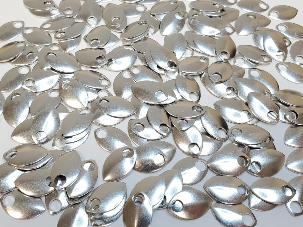 Bright Aluminum Polished Dragon Scales(Small(100ct))