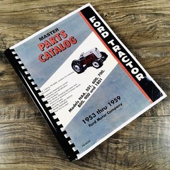 Ford 1881 1871 1841 1821 1811 Tractor 1953-1959 Master Parts Manual Catalog