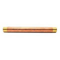 Thrifco 5320035 3/4 inch x 6 Inch Brass Nipple
