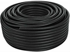 100 Ft. 1/4″ Split Wire Loom Conduit Polyethylene Tubing Black Color Sleeve Tube