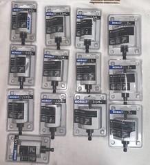 LOT OF 13 Kobalt Bi-Metal Hope Saw 1-in 1-1/4-in 1-1/2-in 1-3/4-in 2-in 2-1/4-in
