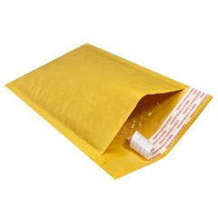 UOFFICE 100 Kraft Bubble Mailers 6.5×10″ #0 Self-Seal Padded Envelopes