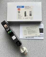 NEW in Box EATON CH115CAFA 15 AMP Combination Type AFCI Circuit Breaker 120V