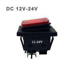 4Pin Inline Cord Rocker Switch DC 12V-24V IP66 Waterproof Power Toggle Switch