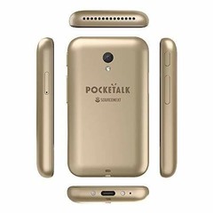 POCKETALK S Translator Global eSIM 2 Years 74 Languages Gold New From Japan