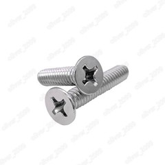 304 Stainless Steel Phillips Countersunk Flat Head Screws 2# 4# 6# 8# 10# 1/4